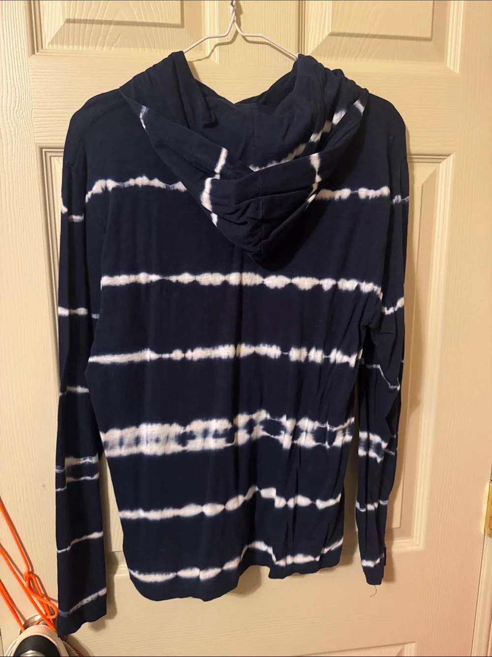 Polo by Ralph Lauren Navy and White Tie-Dye Hoodie Shirt